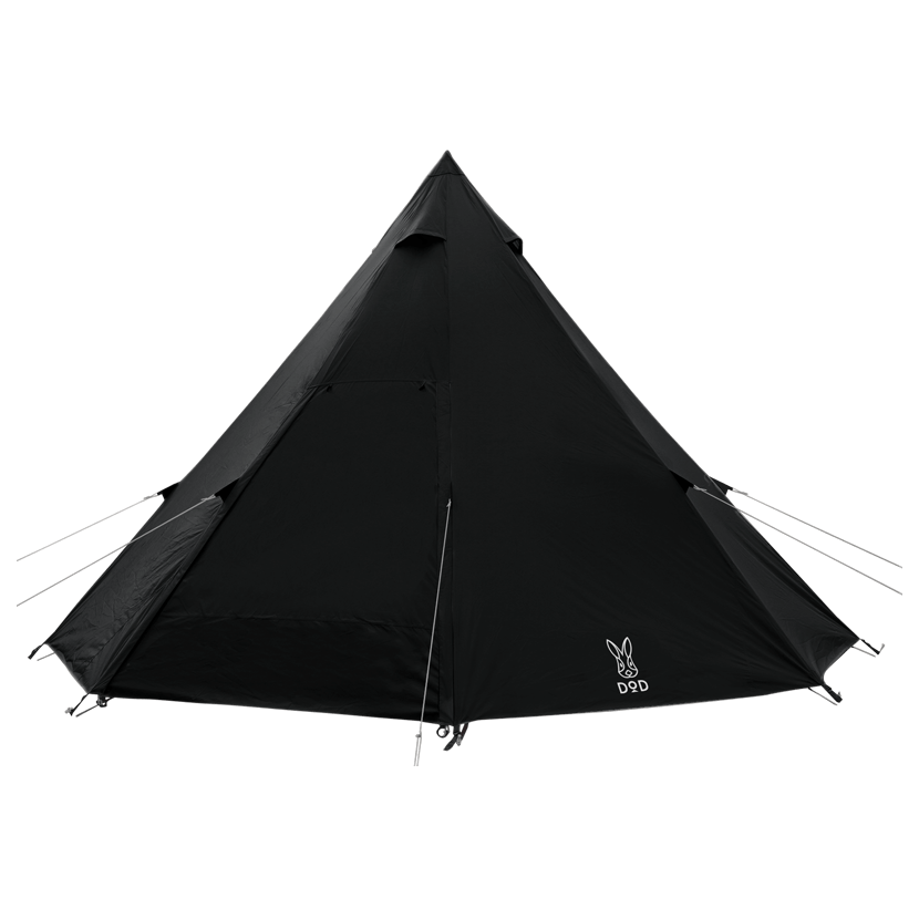 DoD One Pole 8 person Tent (L) - Black