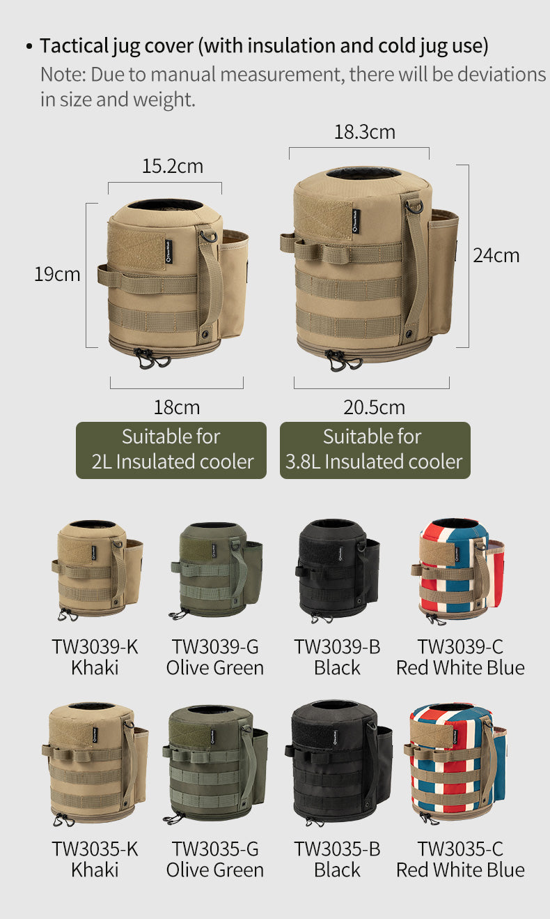 Thous Winds 2L Tactical Pot Cover - Olive Green