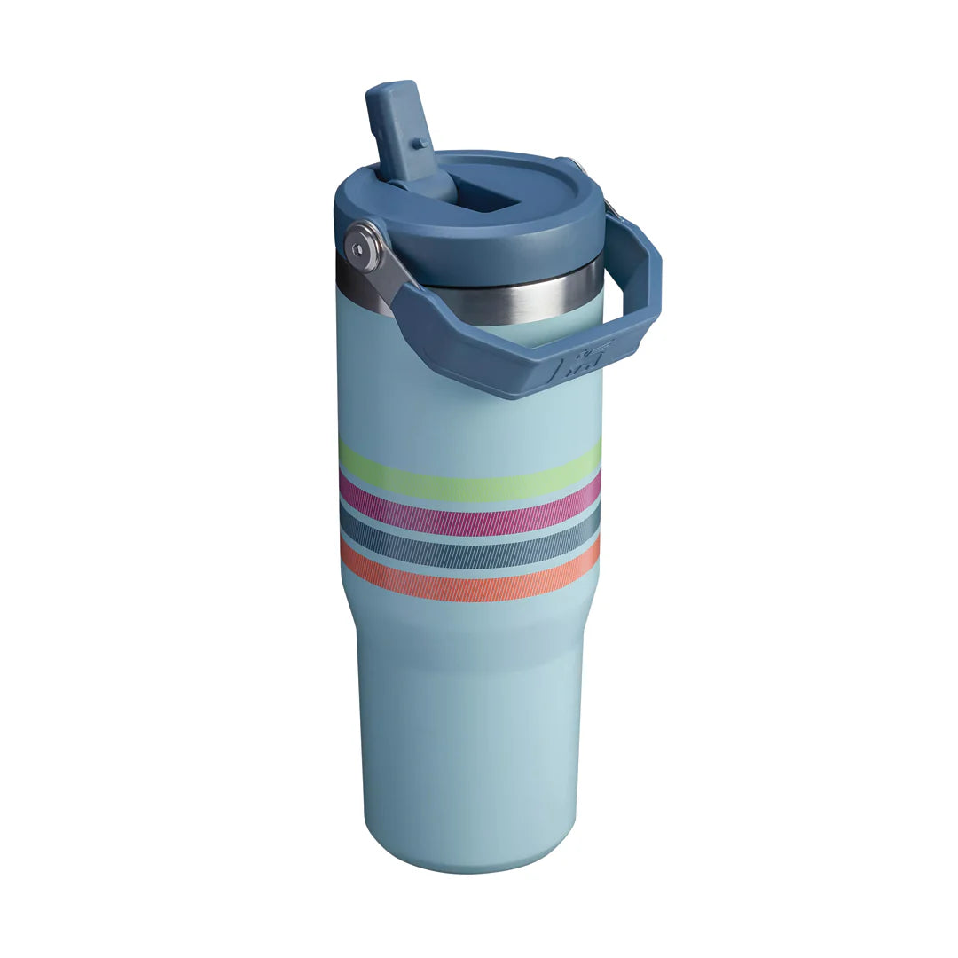 Stanley The Varsity Iceflow™ Flip Straw Tumbler 30oz - Seafoam Stripe