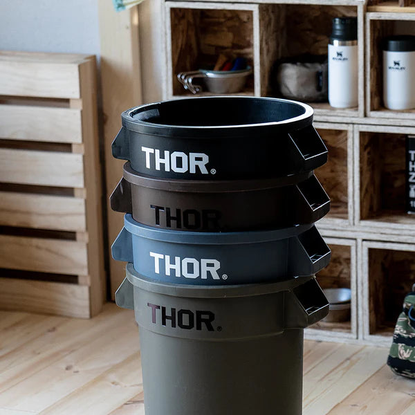 THOR Storage Bin with LID set 23L - Black