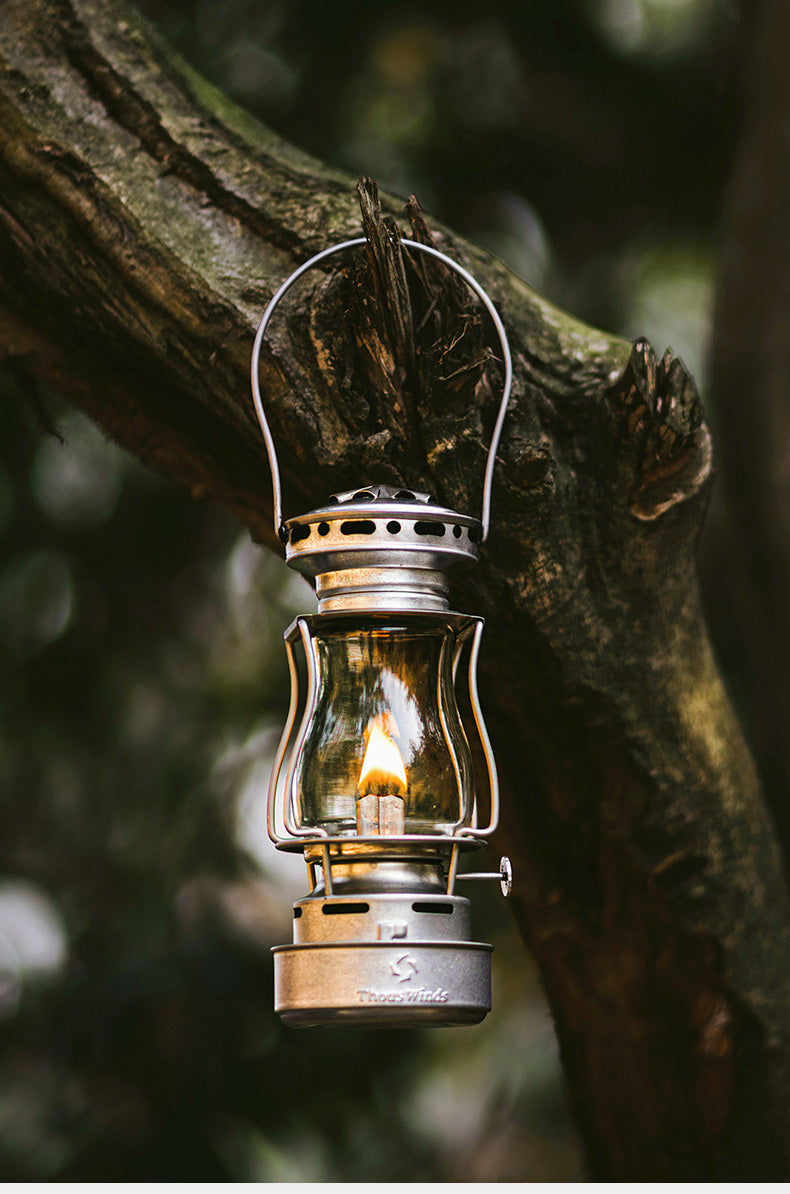 Thous Winds Twilight Kerosene Lamp - Brass