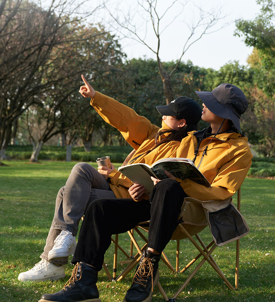 Mobi Garden Yue Liang Double Chair - Sand