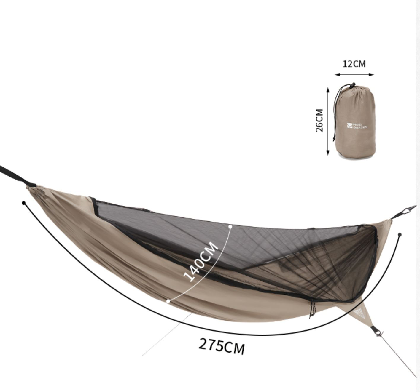 Mobi Garden SWAY Hammock - Khaki