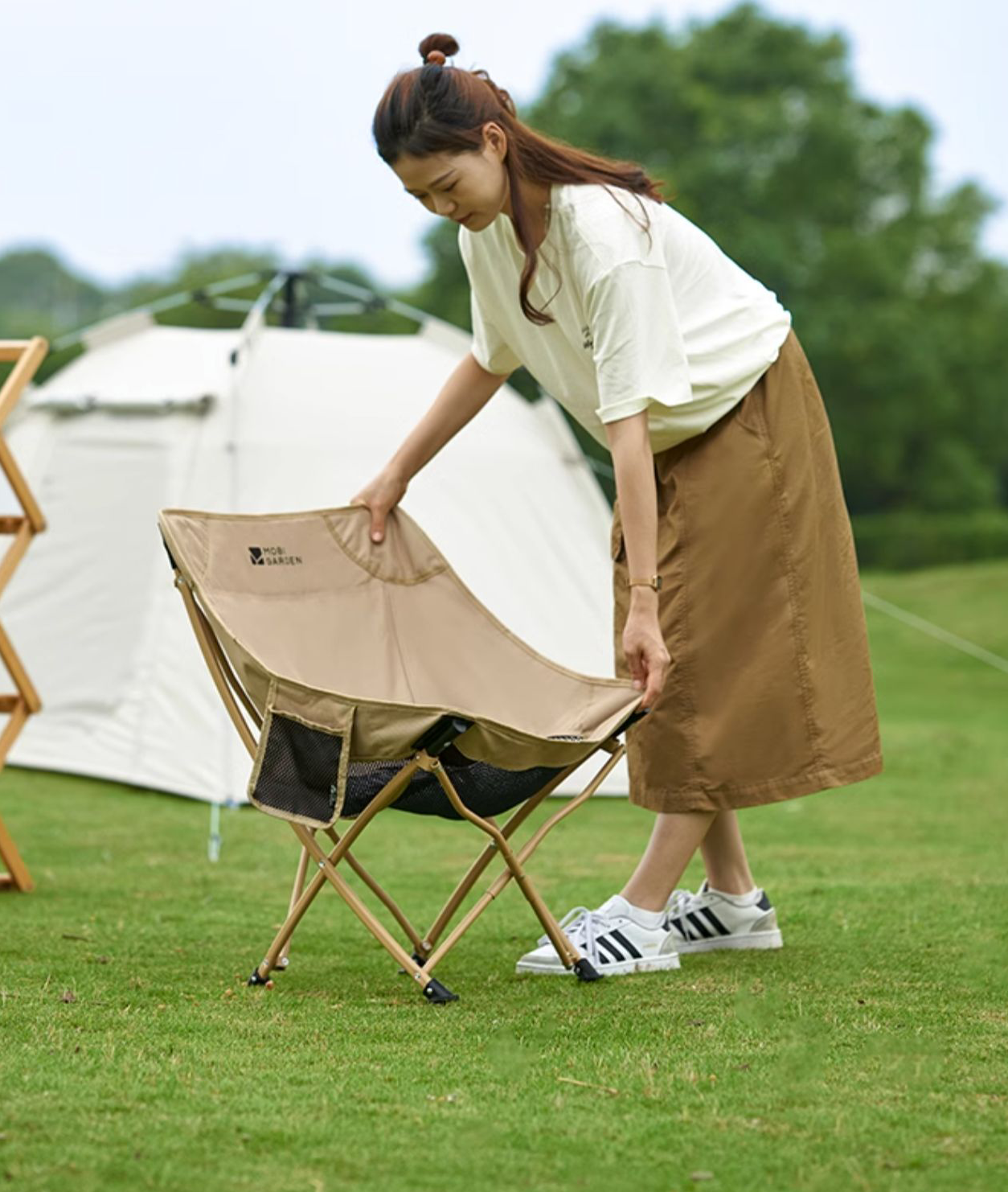 Mobi Garden YS Folding Chair - Black