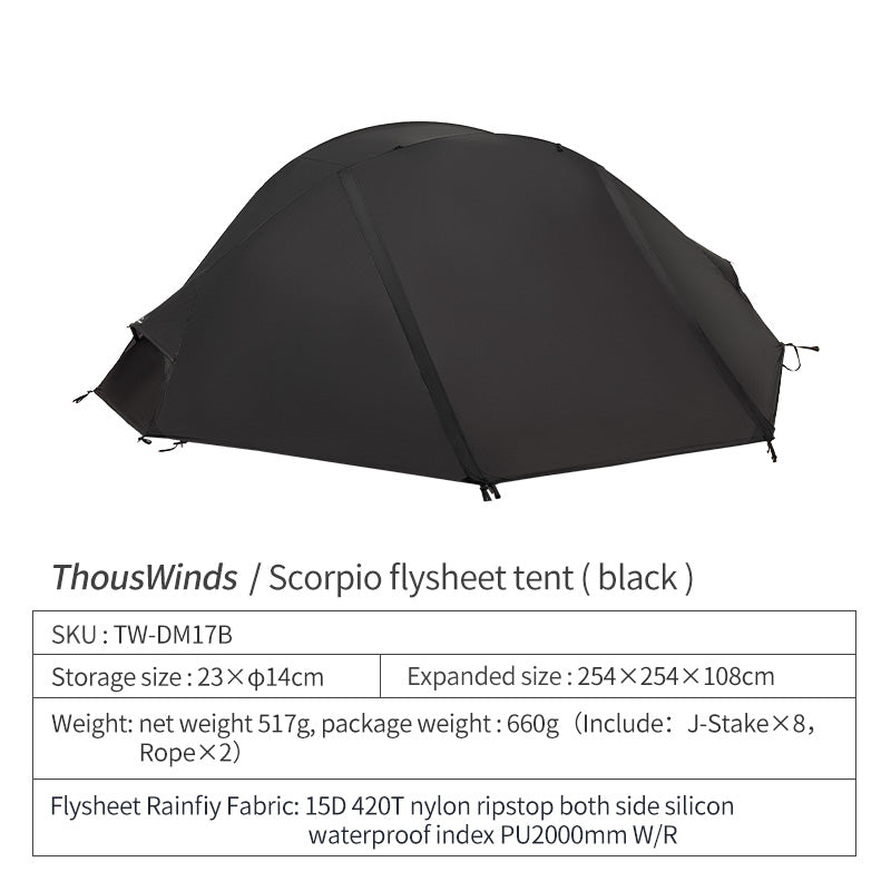 Thous Winds Scorpio Outer Tent - Black