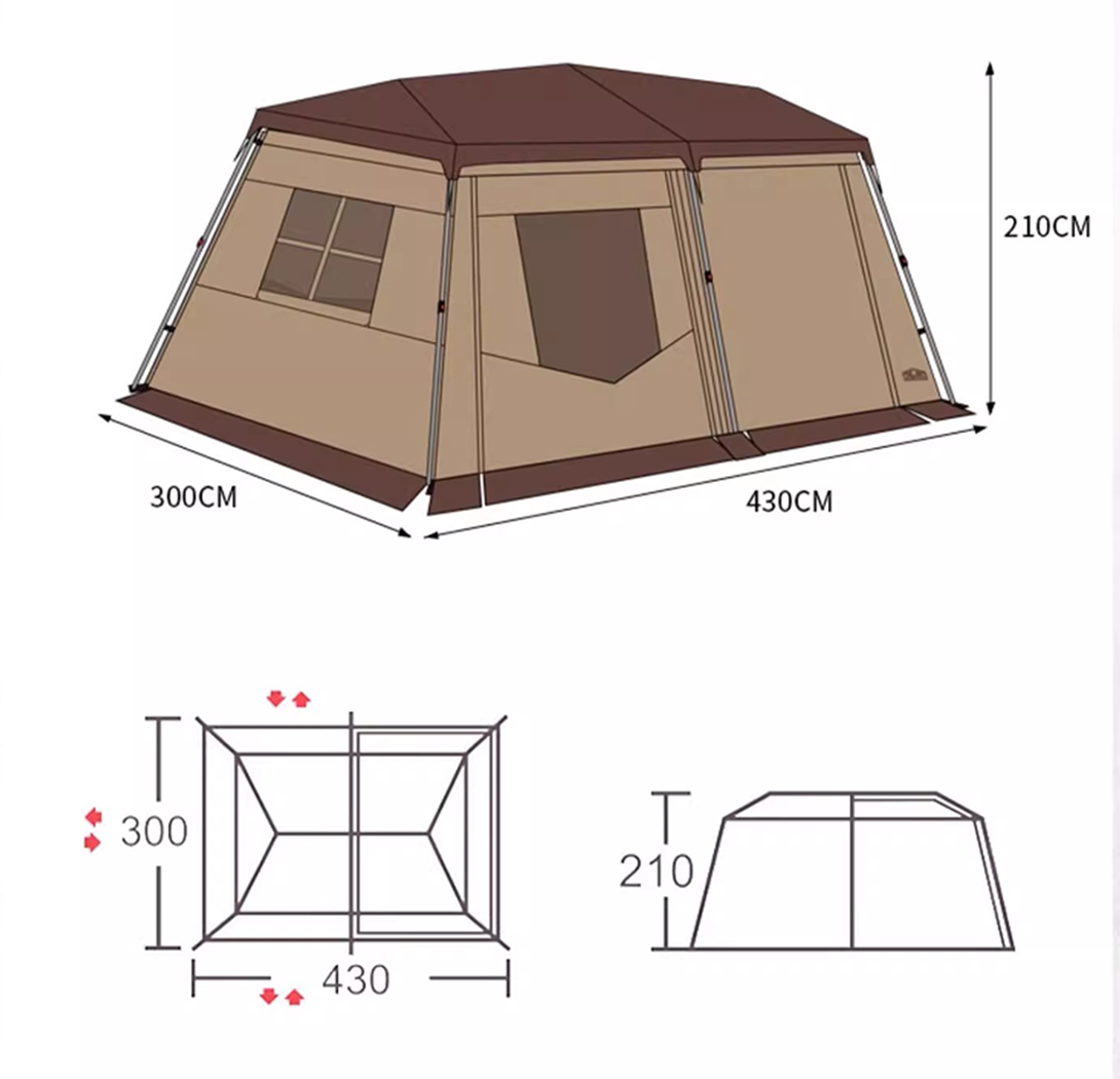 Mobi Garden Day-Off-Retreat 13 Automatic 3-5 person Tent