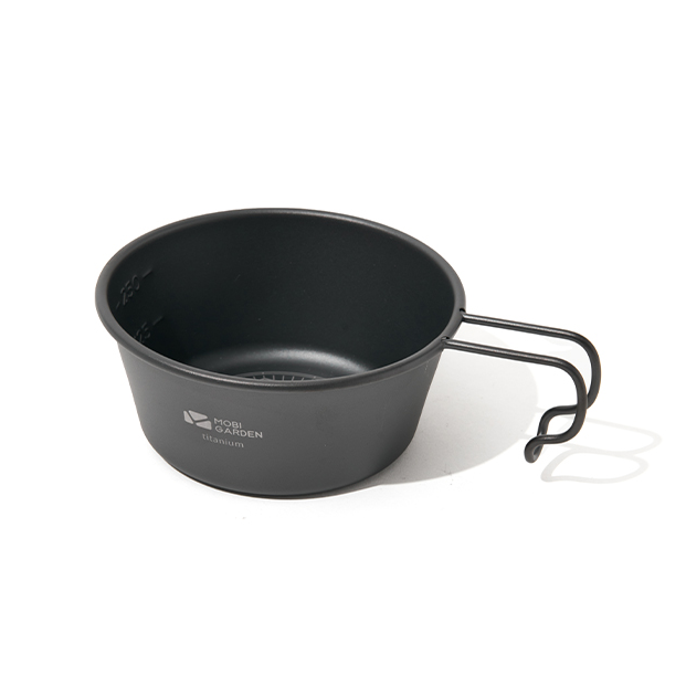 Mobi Garden Feast Titanium Bowl 350ml - Black