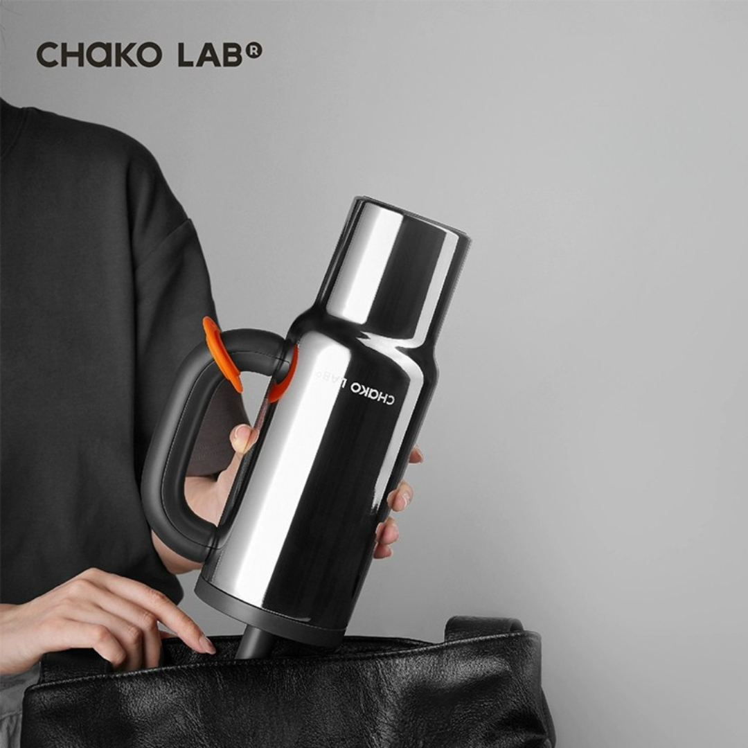 CHAKO LAB Bawang Thermos Cup 1050ml - Limited Silver Edition