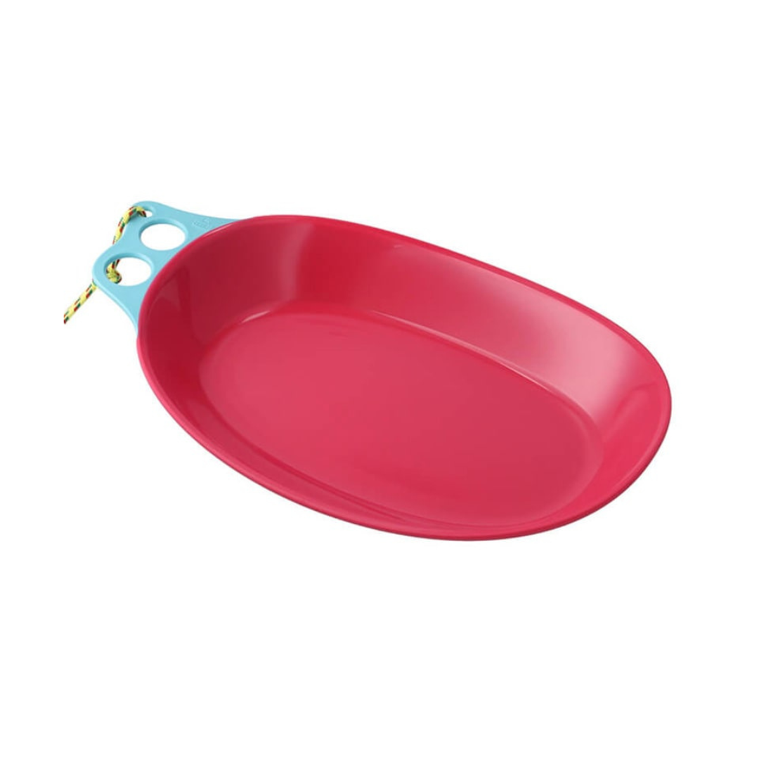 CHUMS Camper Curry Plate - Paprika Red/Blue Gray