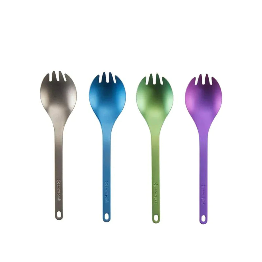 Snow Peak Titanium Spork - Blue