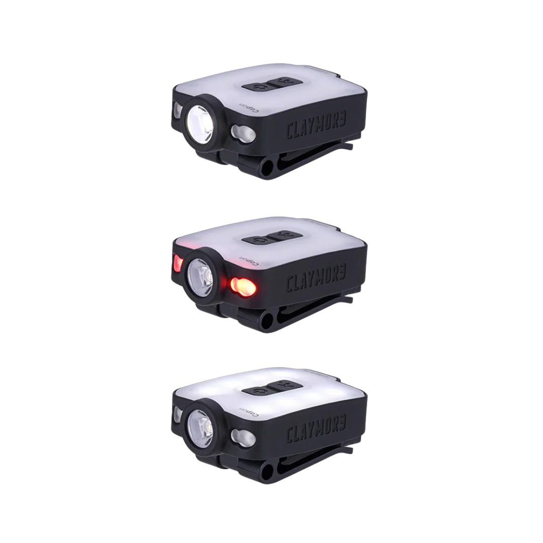 Claymore Capon 40B Rechargeable Cap Light - Black