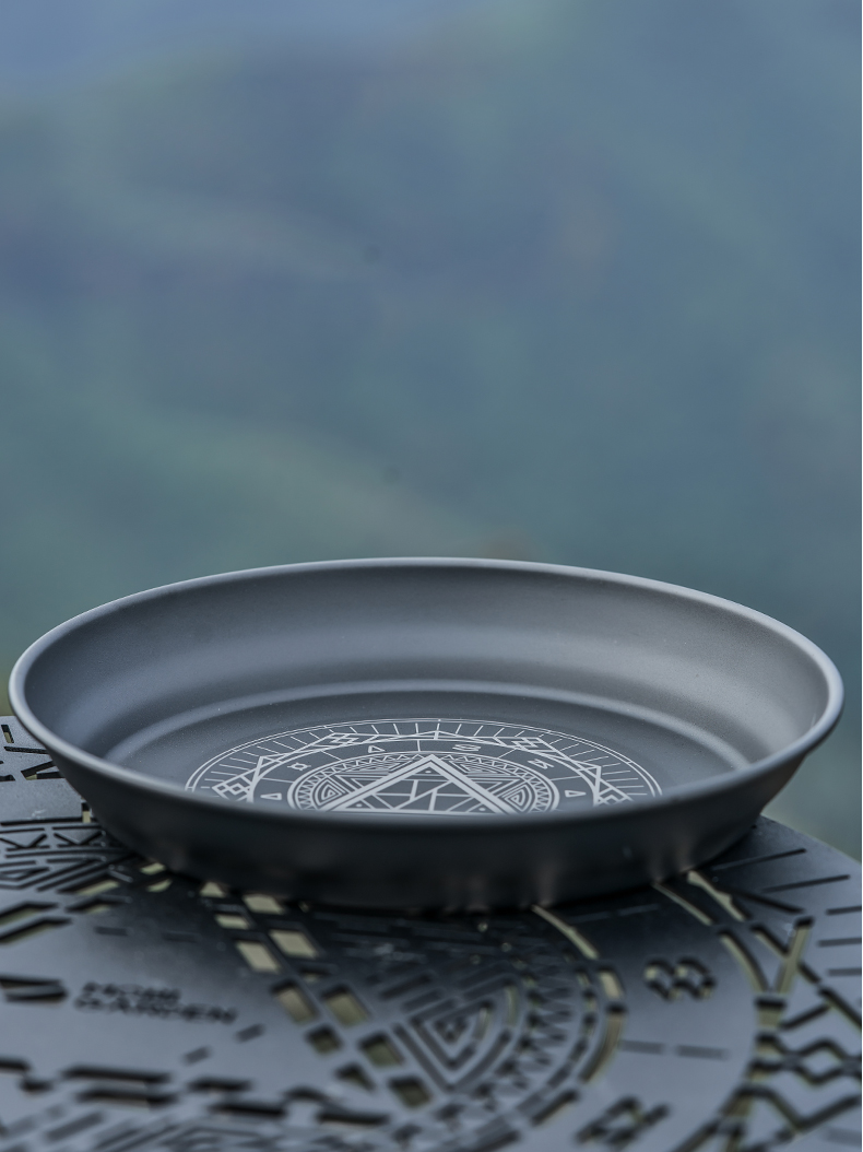 Mobi Garden Feast Titanium Bowl 350ml - Black