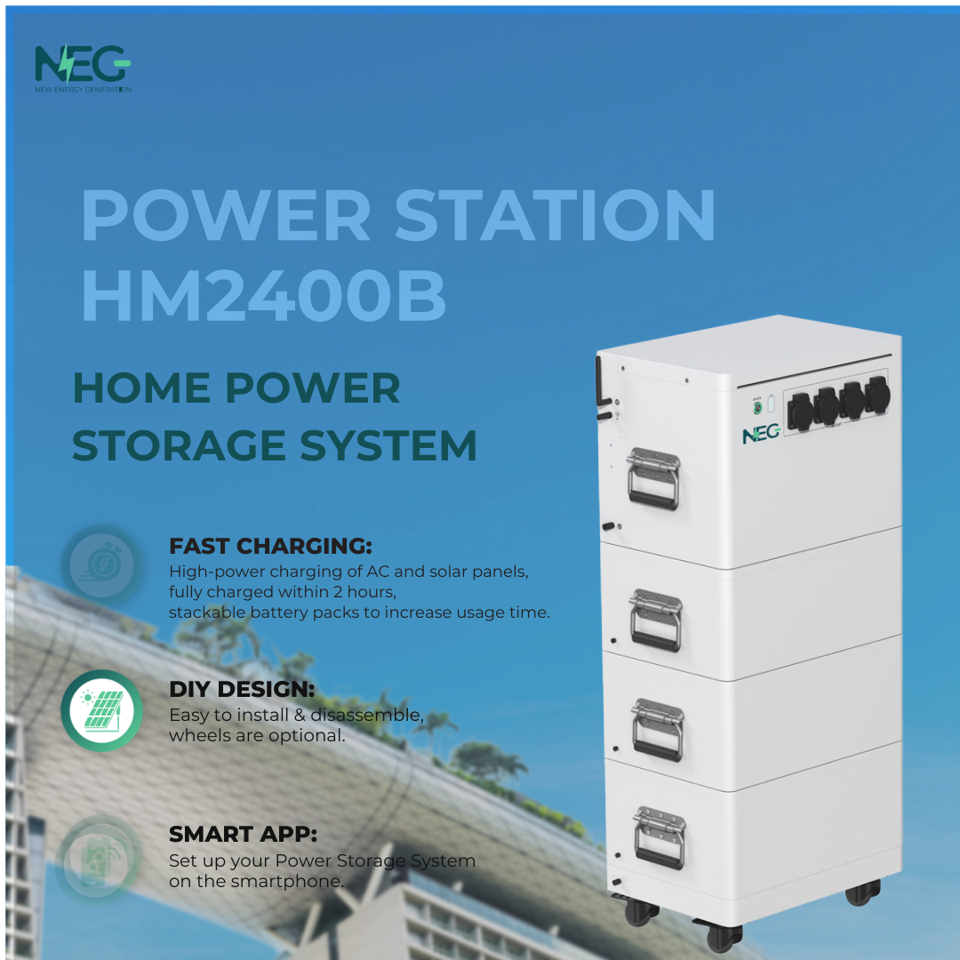 (Pre Order) NEG Home Power Station  HM2400B - 2765Wh