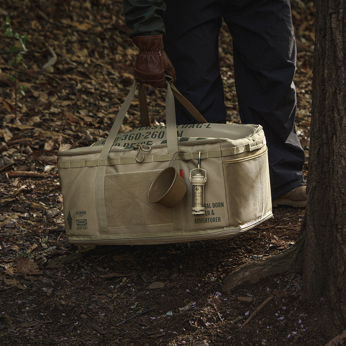 Cargo Container Custom Bag L - Khaki