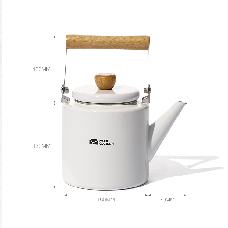 Mobi Garden Huan Yan 2L Teapot - White