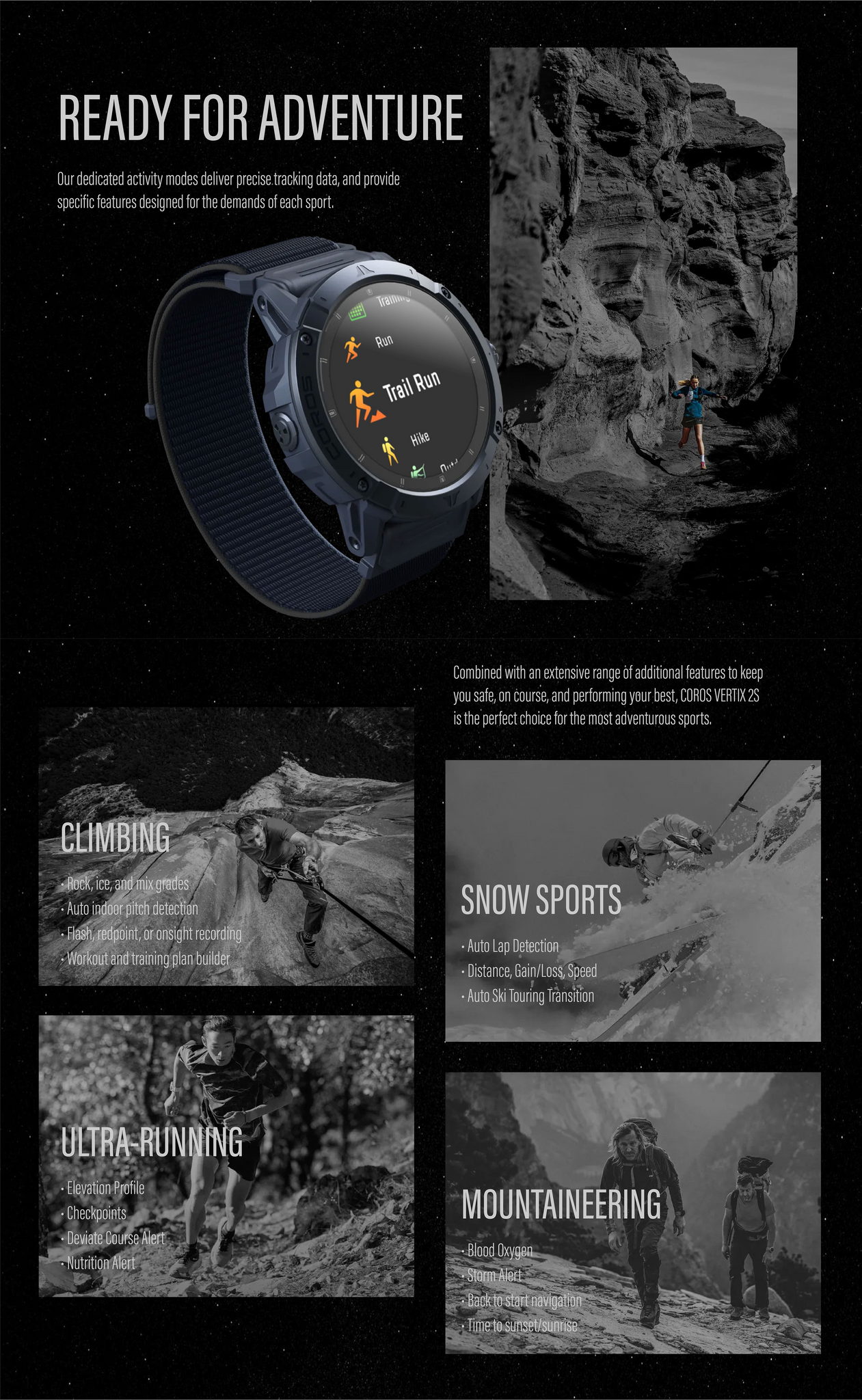 COROS WATCH VERTIX 2S - Earth