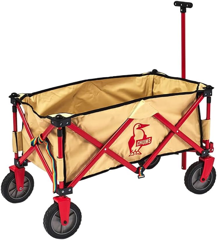 CHUMS Folding Wagon - Beige/Red