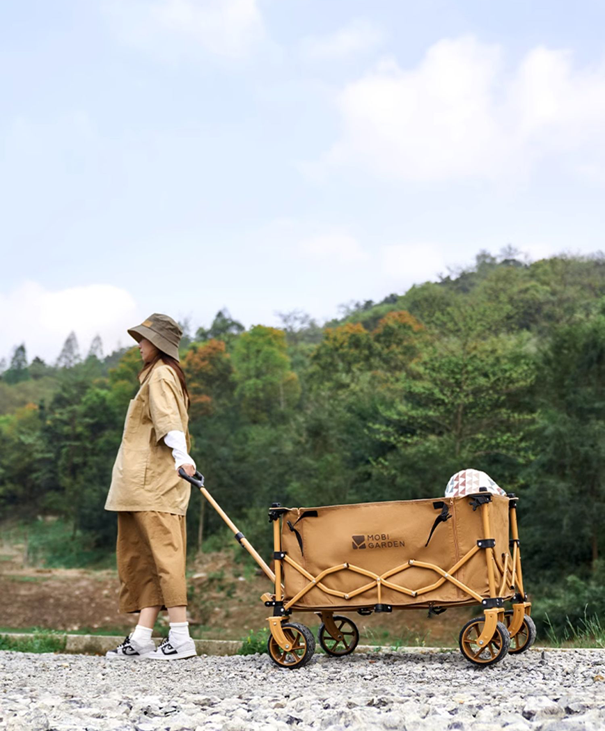 Mobi Garden Cloudy Adjustable Wagon Cart - Khaki