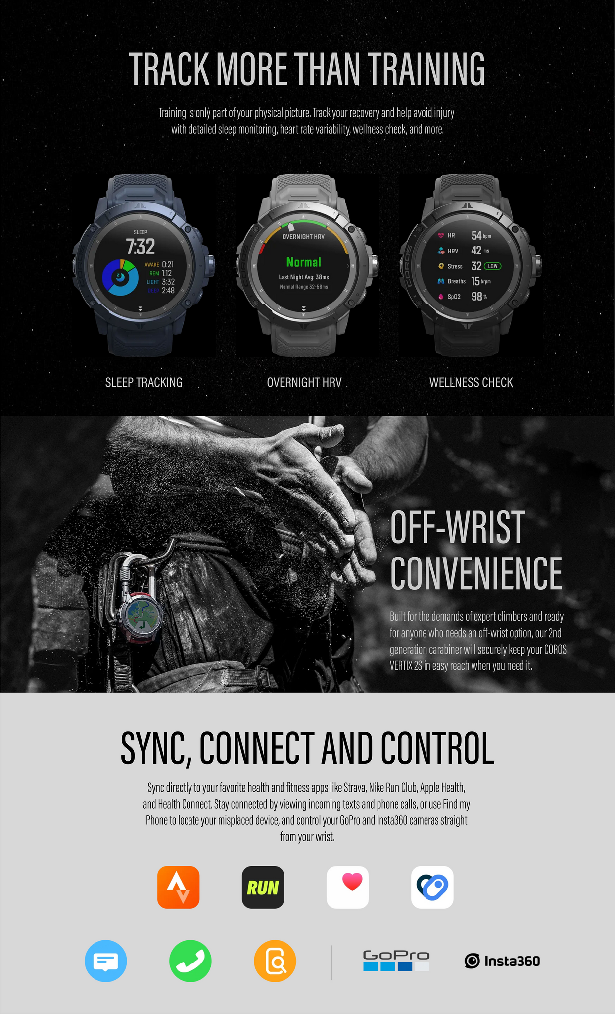 COROS WATCH VERTIX 2S - Space