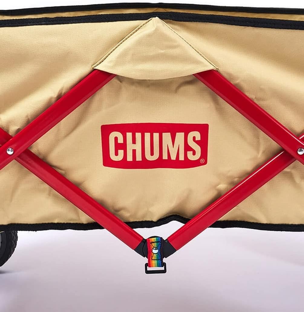 CHUMS Folding Wagon - Beige/Red