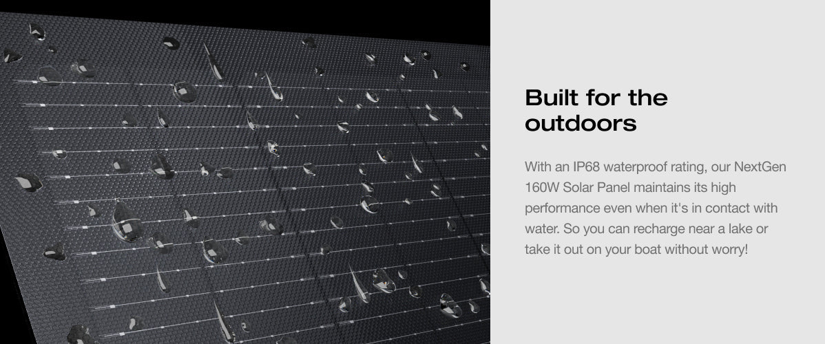 EcoFlow NextGen 160W Bifacial Solar Panel