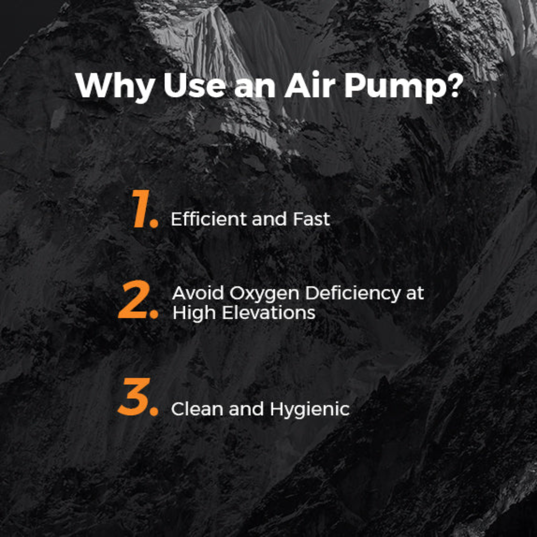 Flextail Max Pump 3 - High Speed 2 in 1 Rechargeable Air Pump - Orange