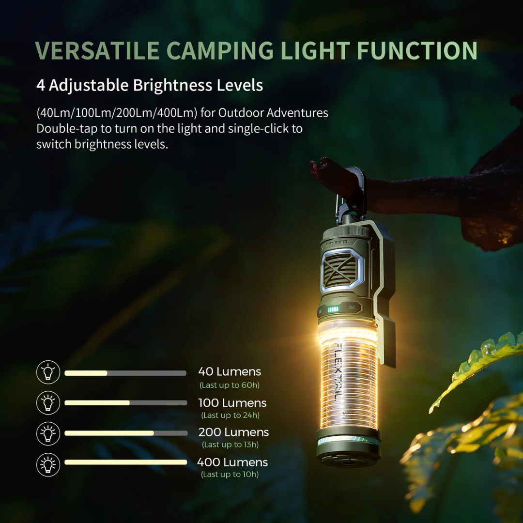 Flextail Tiny Repel S 3-in-1 Mosquito Repellent Lantern - Blue