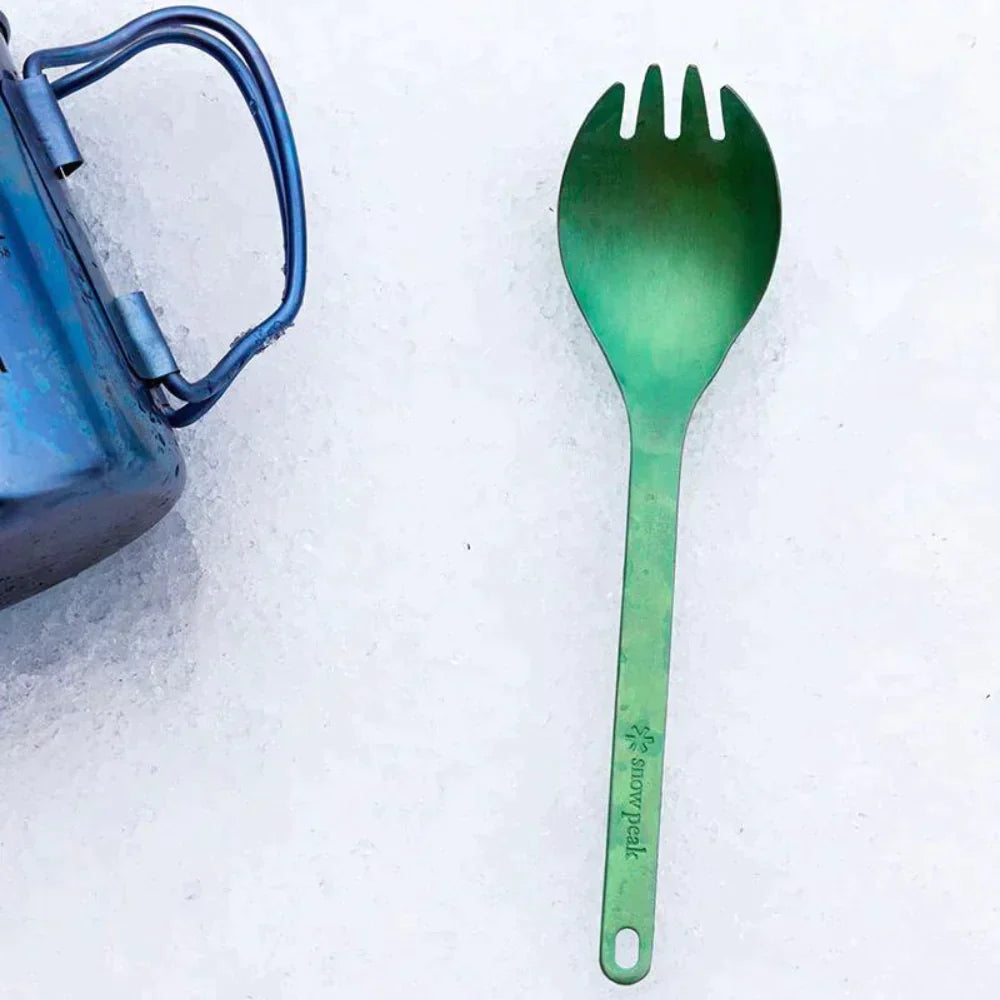 Snow Peak Titanium Spork - Purple