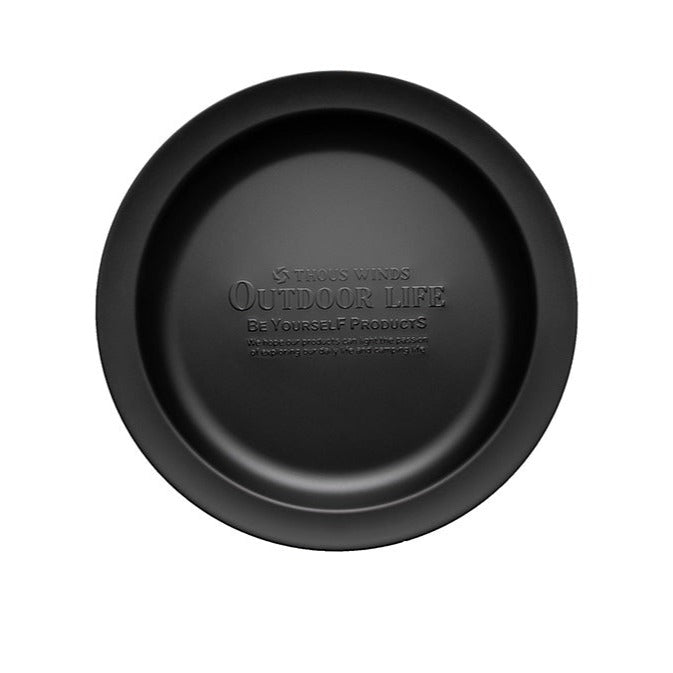 Thous Winds Vintage Dinner Plate - Black