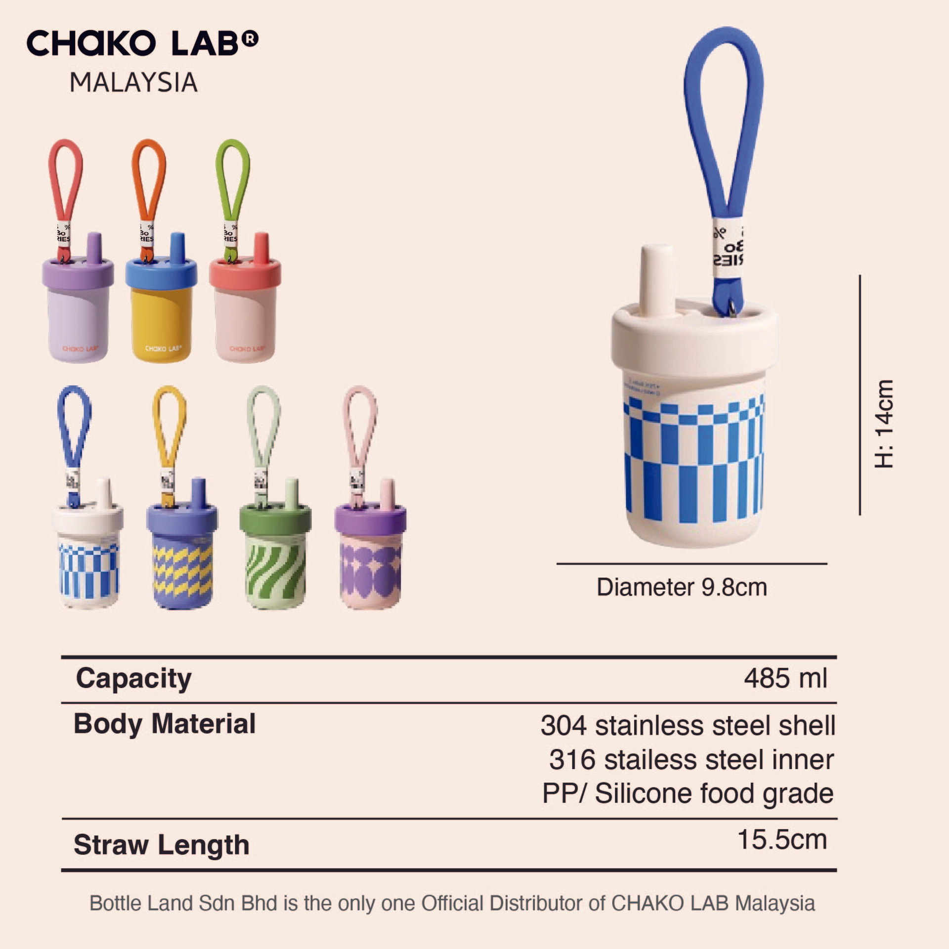 CHAKO LAB BoBo Cup - Yellow