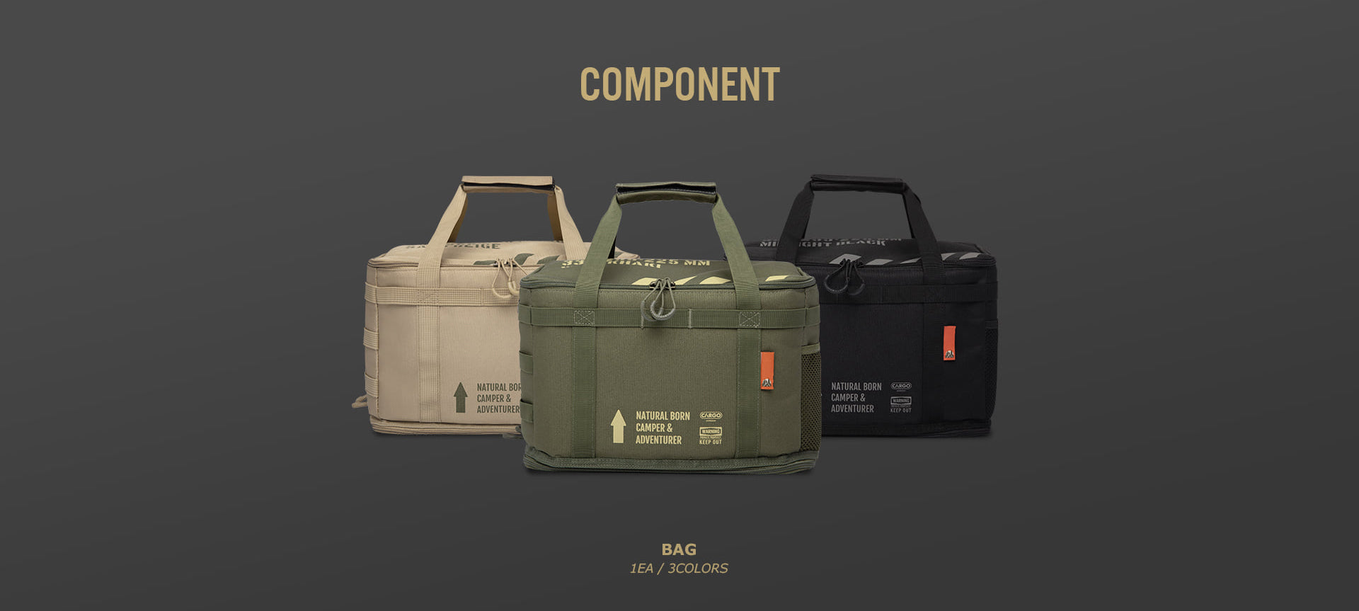 Cargo Container Custom Bag M - Khaki