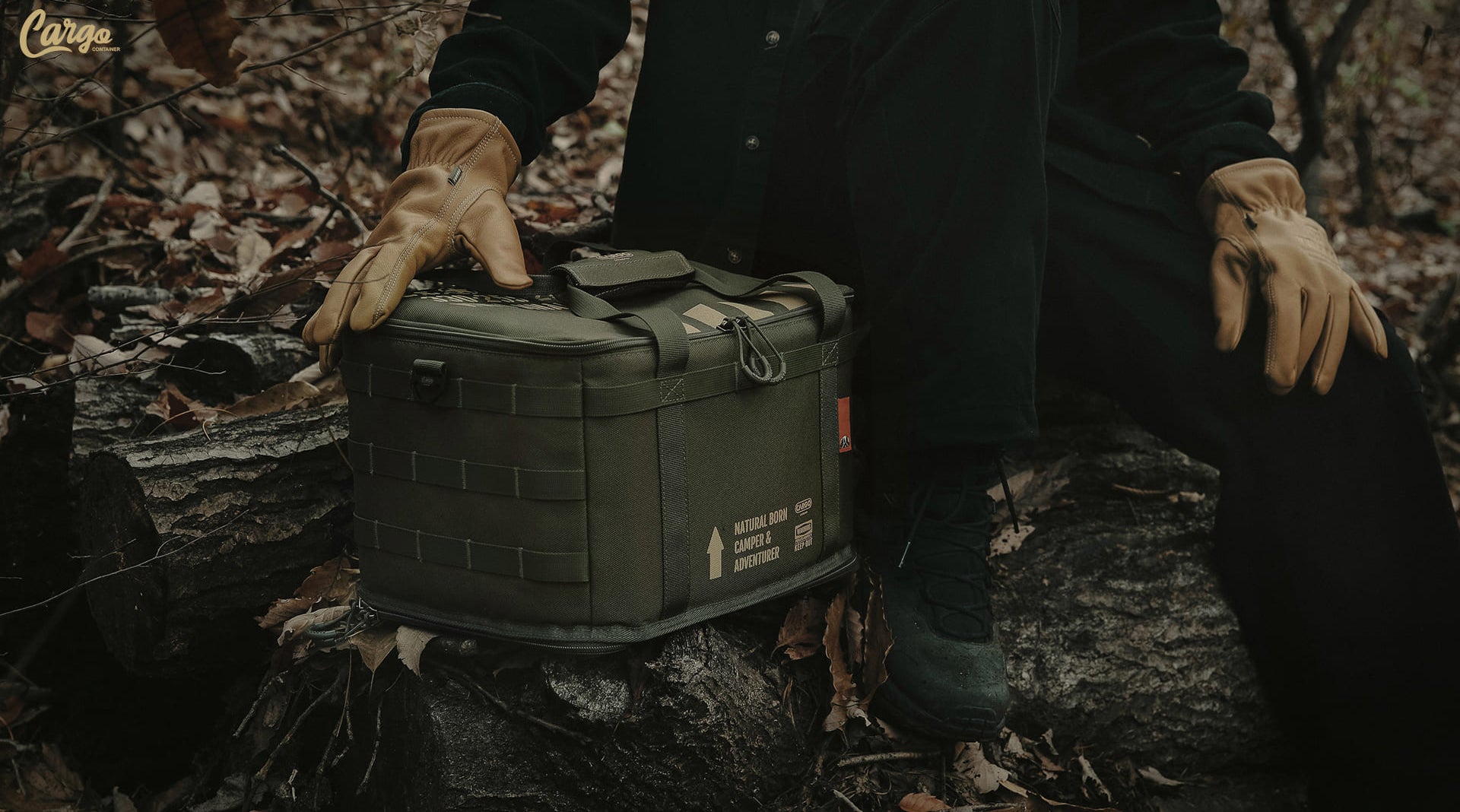 Cargo Container Custom Bag M - Khaki