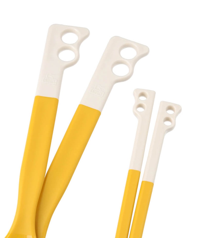 CHUMS Camper Cutlery Set - Natural/Yellow