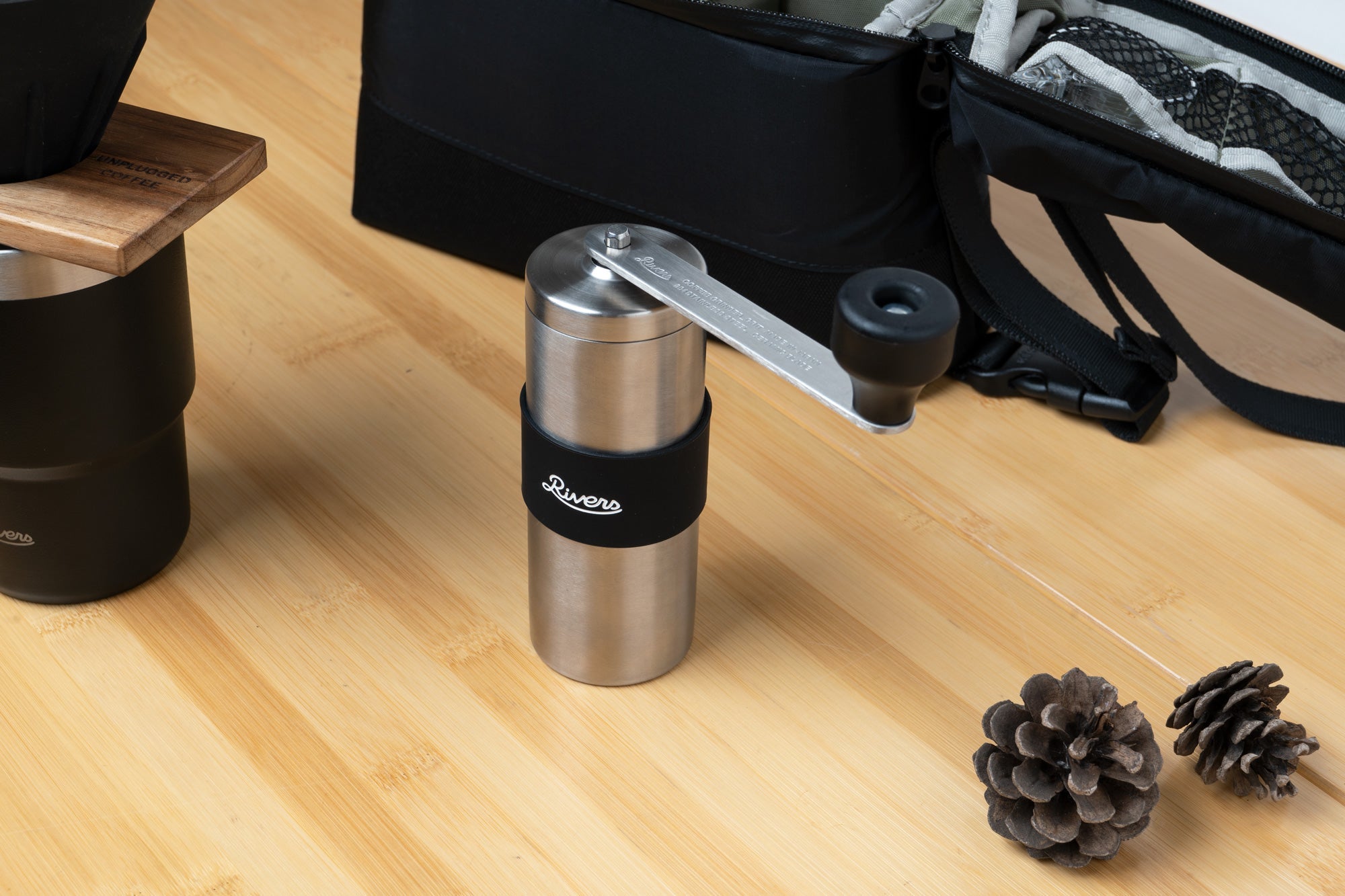 Rivers Coffee Grinder Grit 2 - Silver