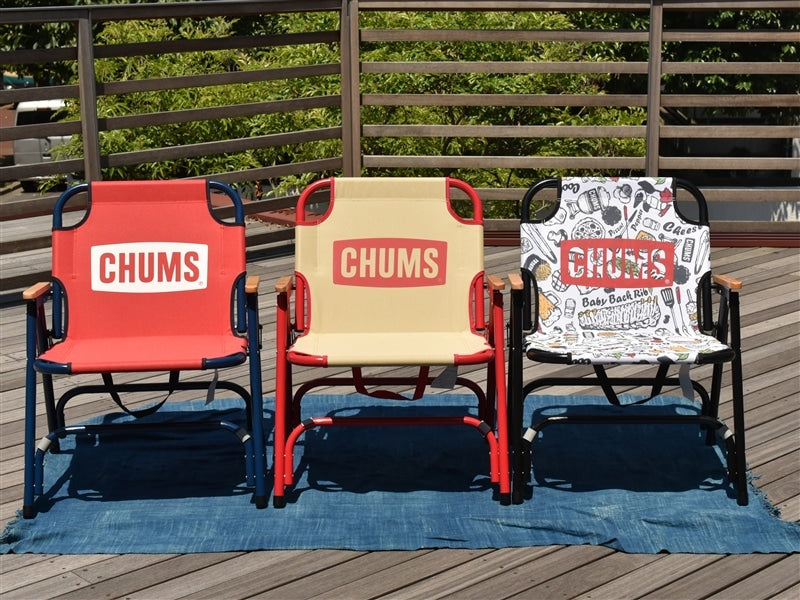 CHUMS Back with Chair - Beige/Red