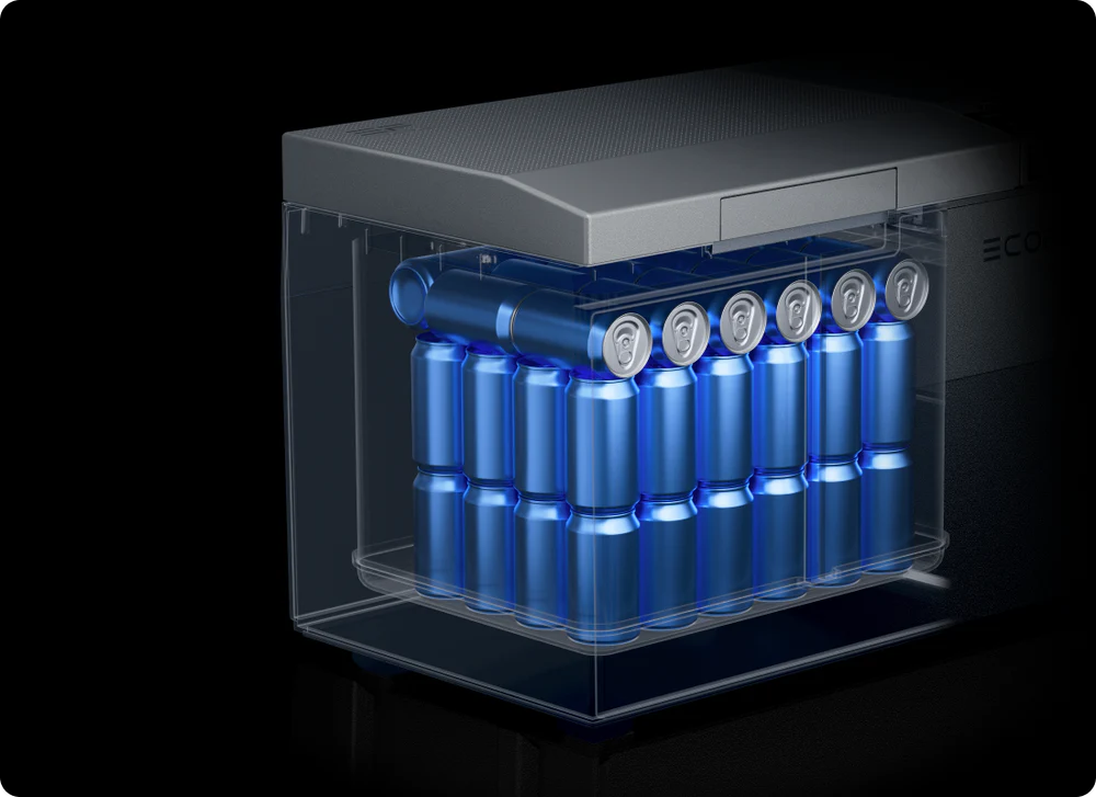 EcoFlow Glacier + Battery (With Wheel and Pulley)