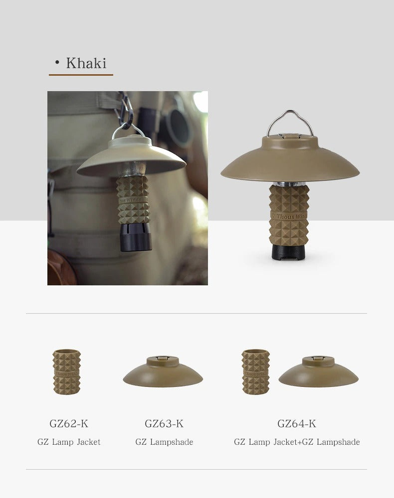 Thous Winds Goal Zero Lamp Jacket + Lampshade - Khaki