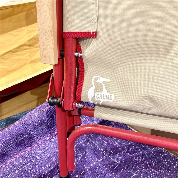 CHUMS Back with Chair - Beige/Red