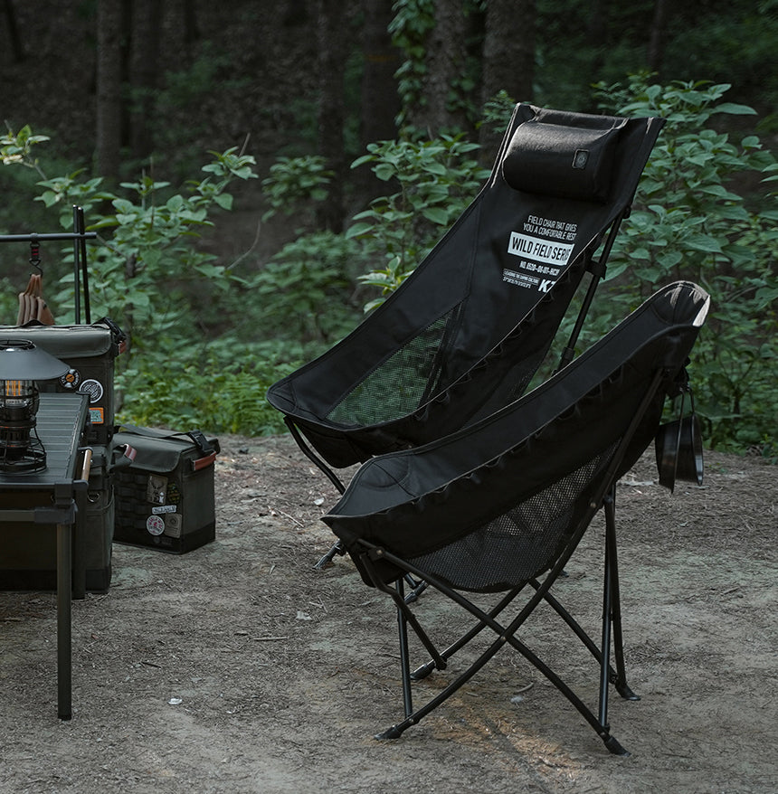 KZM Field Trekker Chair Low - Black