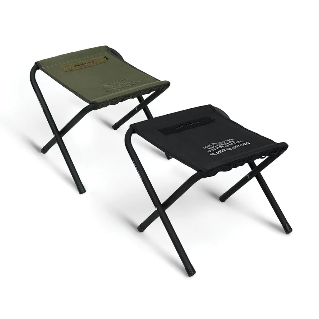 KZM Field BBQ Chair Set of 2 - Khaki