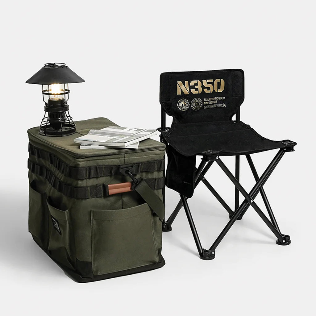 KZM Nino 350 Camping Chair - Black