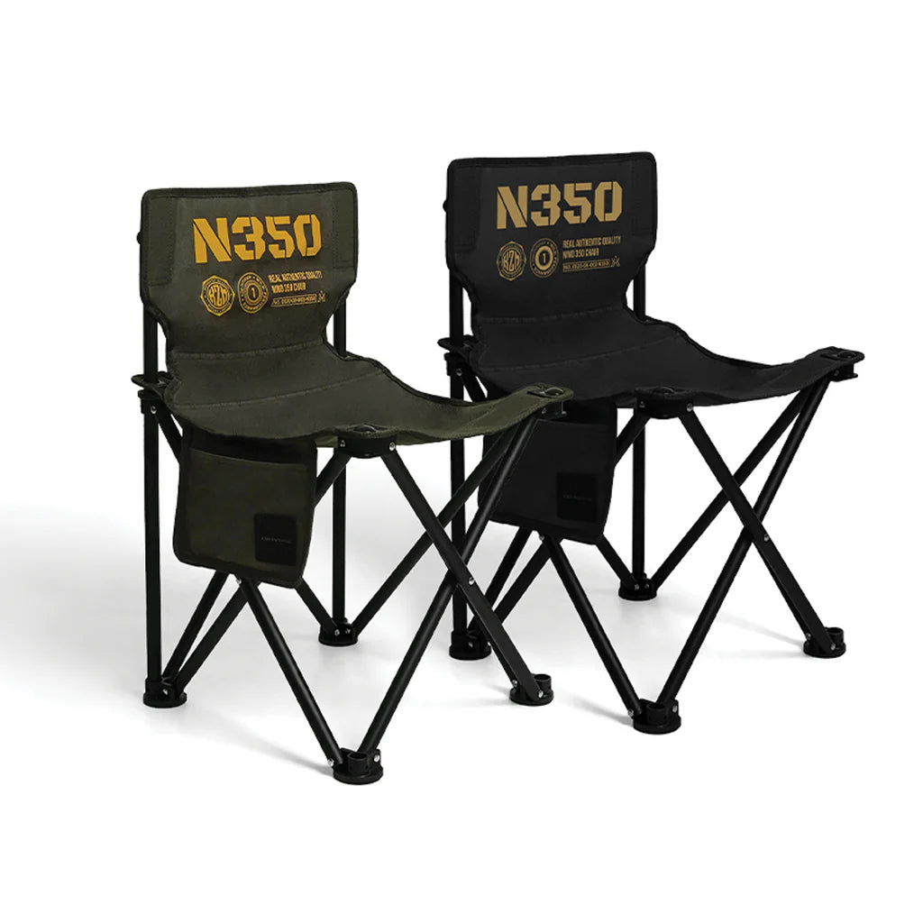 KZM Nino 350 Camping Chair - Black