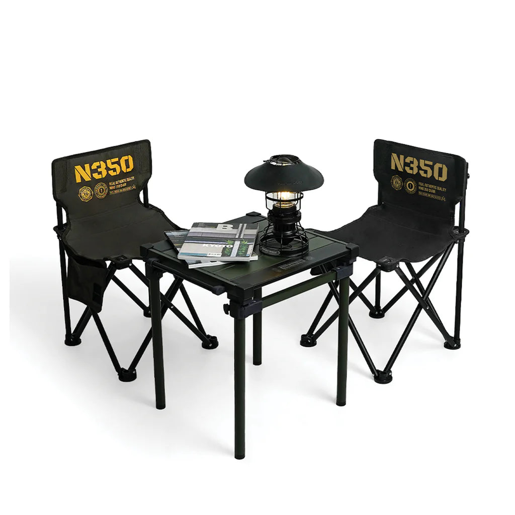 KZM Nino 350 Camping Chair - Black