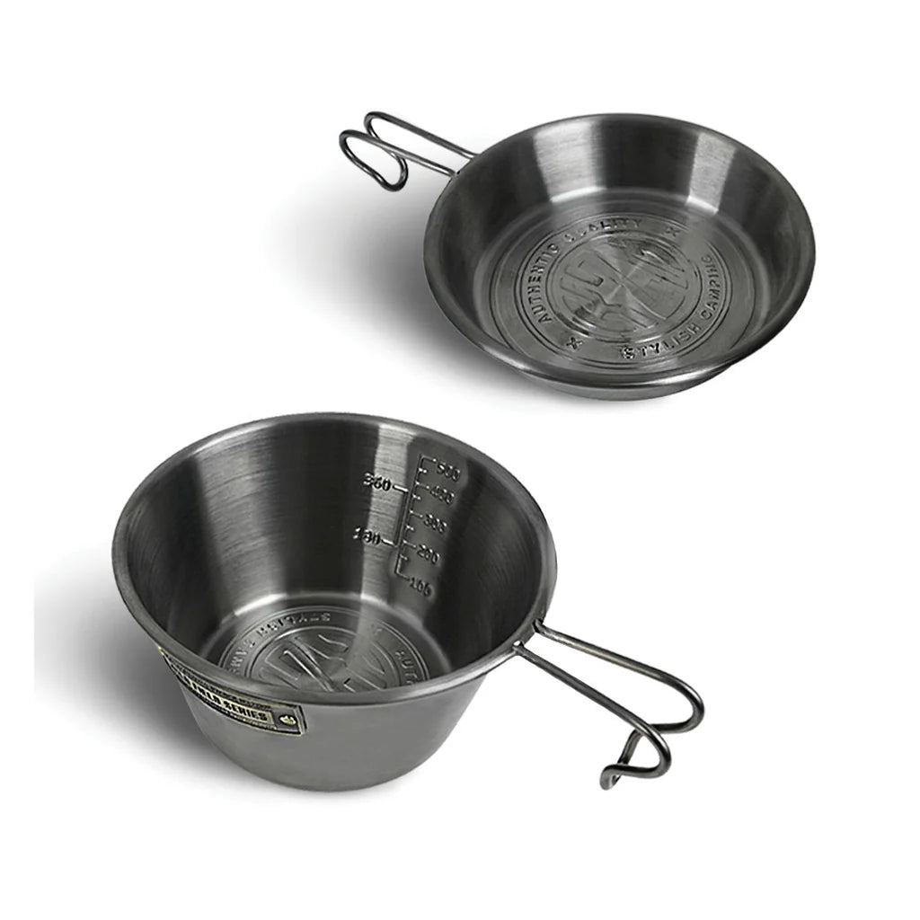 KZM Field Craft Sierra Cup 2P Set - Silver