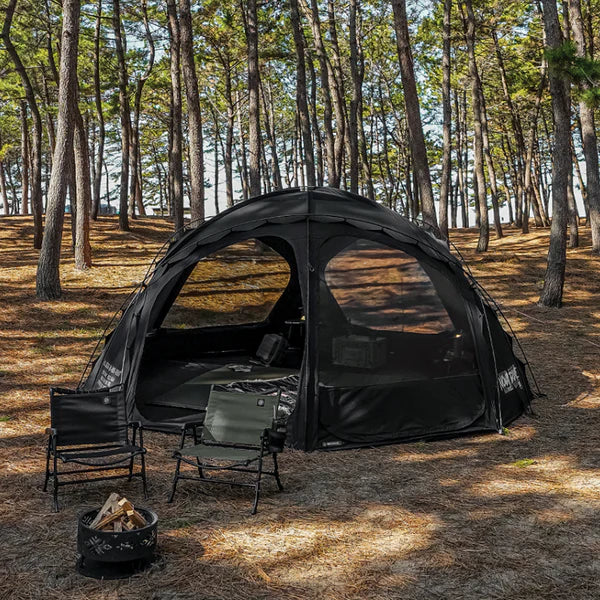 KZM Wild Field Nova Dome Tent + Black SMOG TPU