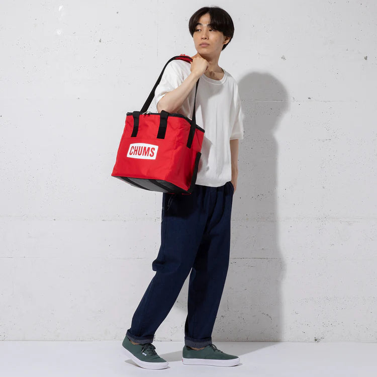 CHUMS Logo Soft Cooler Bag - Red