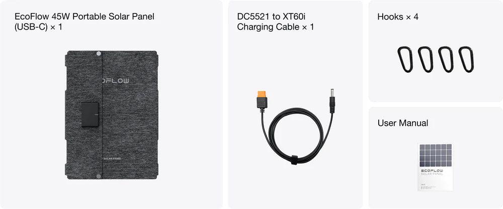 EcoFlow 45W Solar Panel (Monofacial)