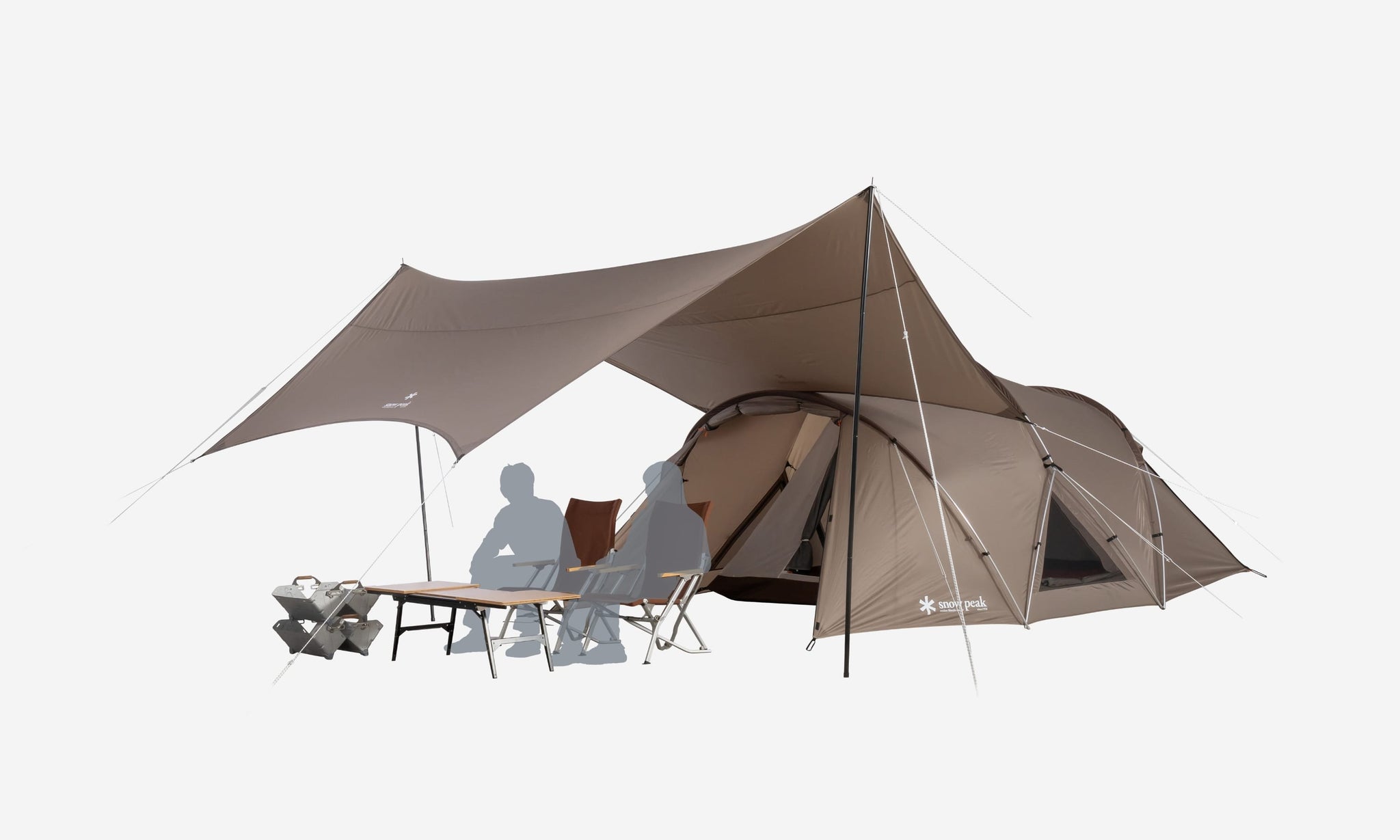 Snow Peak Land Nest Medium 3-4 person Tent with Tent Set