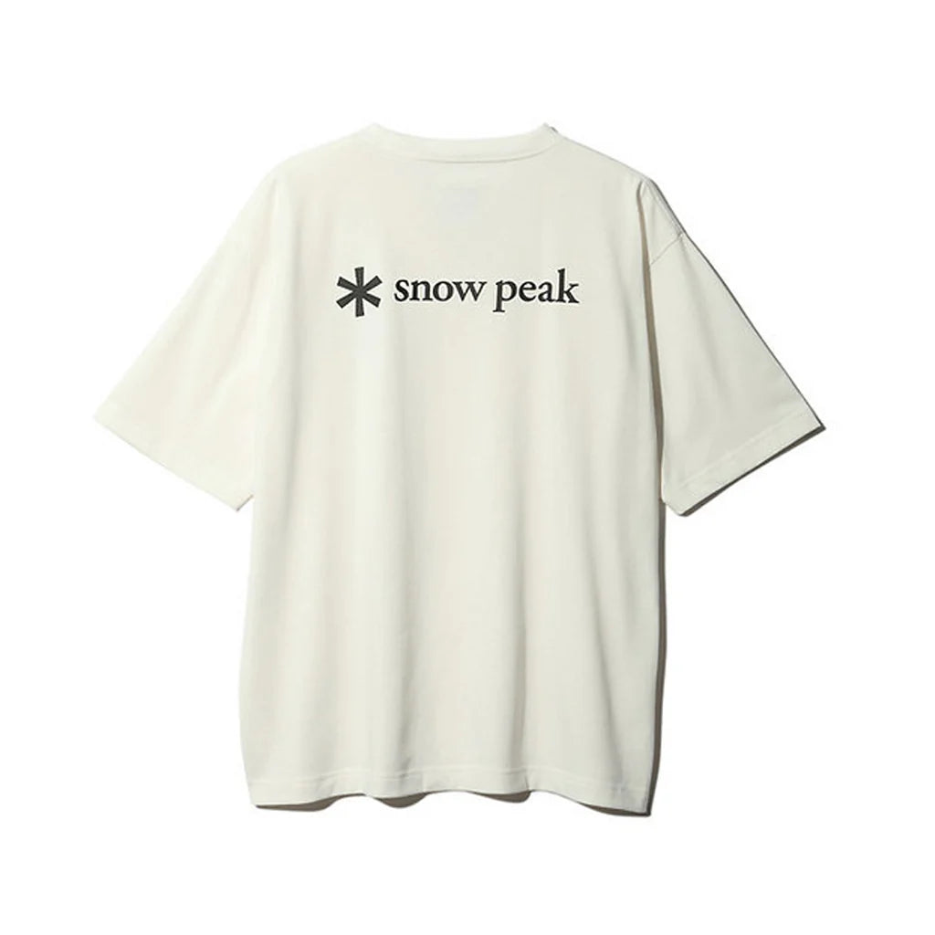 Snow Peak Back Printed Logo T-Shirt - White