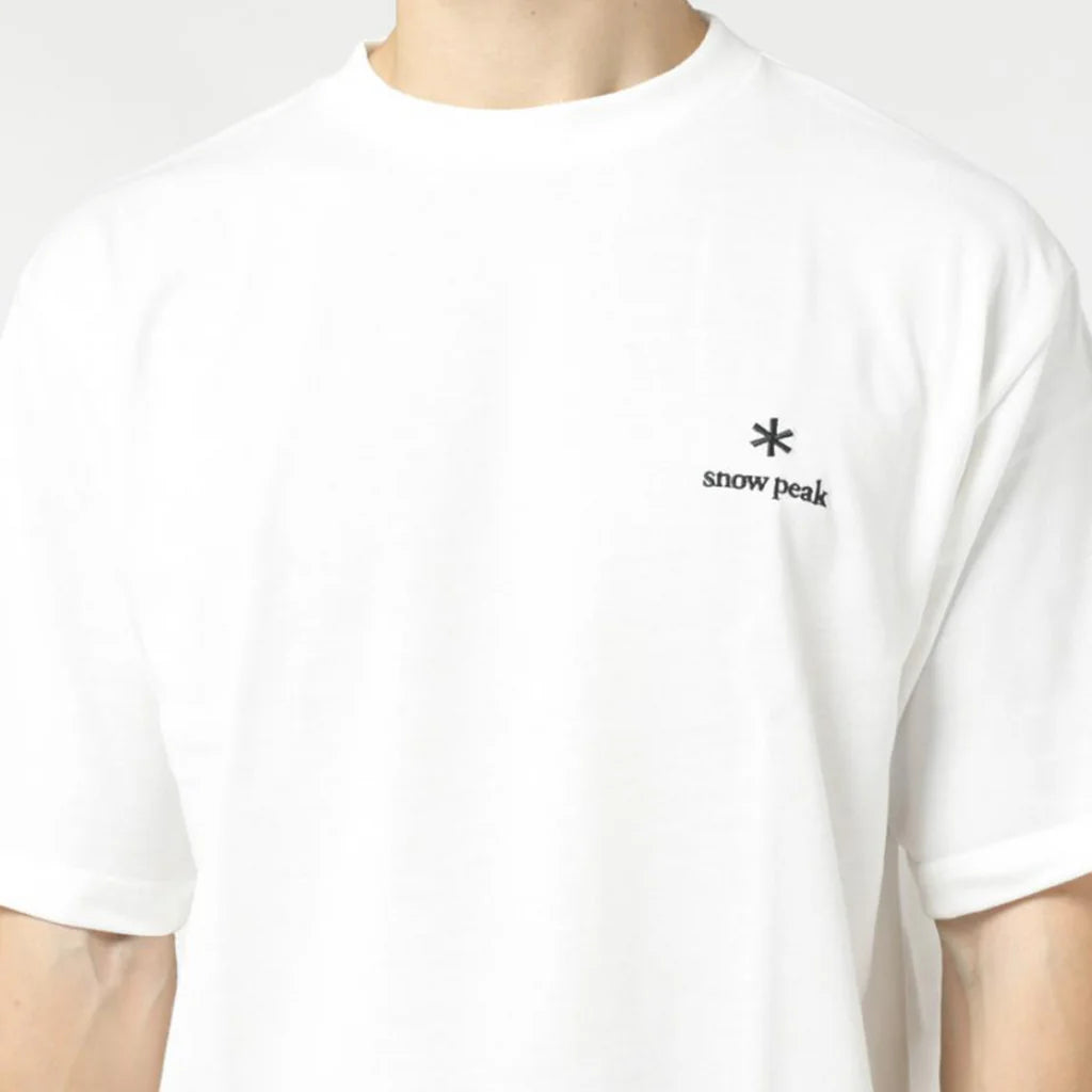 Snow Peak One Point Logo T-Shirt - White